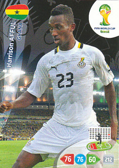 Harrison Afful Ghana Panini 2014 World Cup #171